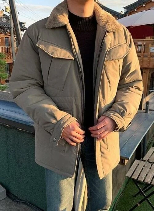 Trendy Cotton Fleece Work Jacket