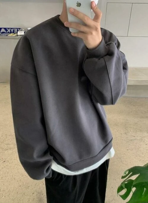 Trendy Loose Fit Sweatshirt