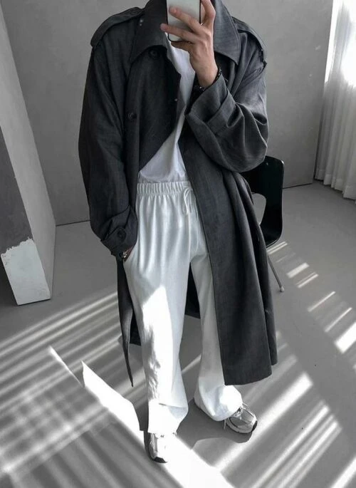 Trendy Spring Autumn Relaxed Fit Coat