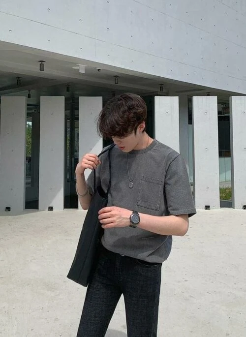 Vintage Washed Casual Short Sleeve Tee