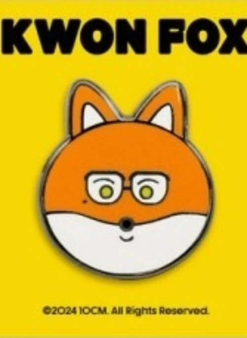 10CM Official Merch Kwon Fox Badge