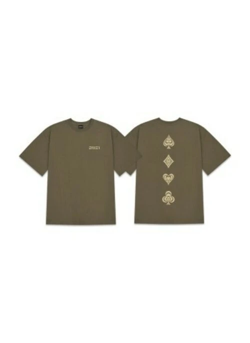 2NE1 “Welcomeback” Graphic T-Shirt | Khaki