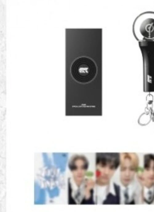 8TURN “TURN TABLE” Official Light Stick Mini Keyring