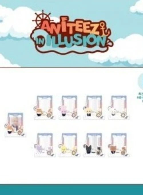 ATEEZ “ANITEEZ IN ILLUSION” Photocard Frame Kit | Marine Ver