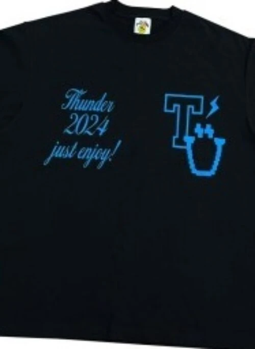 ATEEZ “Thunder” Pigment T-Shirt | Blue