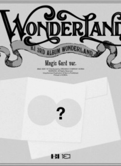 B.I 3rd Full Album – WONDERLAND | Magic card version