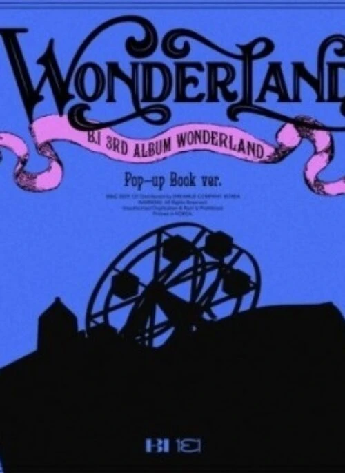 B.I 3rd Full Album – WONDERLAND | Pop-up book version