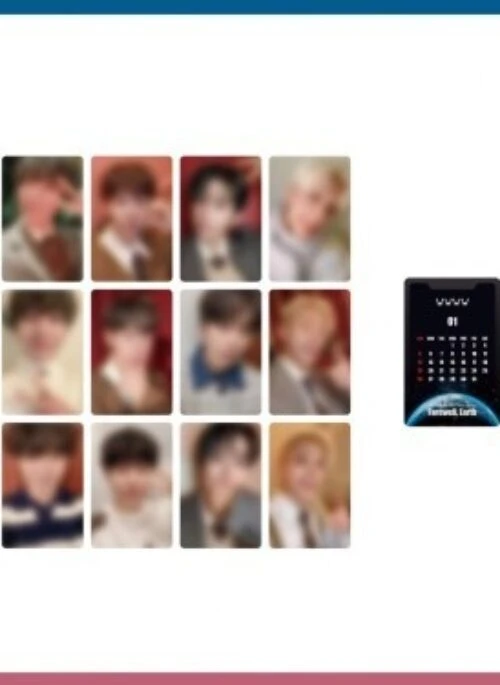 BANG x JUNG x YOO x MOON “Farewell, Earth” Calendar Photocard