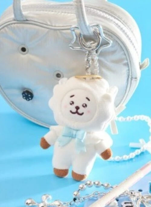 BT21 “Angel & Villain” Angel Plush Keyring