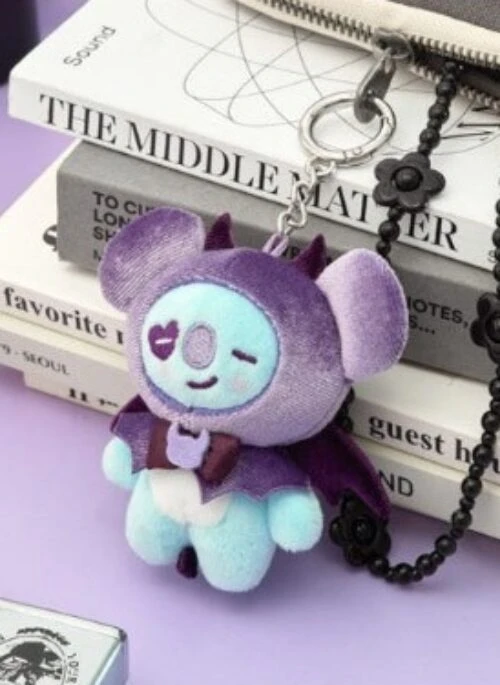 BT21 “Angel & Villain” Villain Plush Keyring