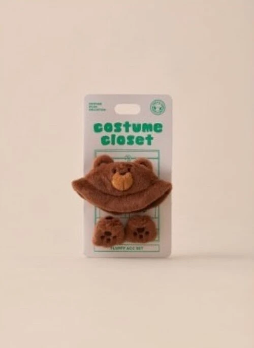 BT21 “Baby Pluppy Costume Closet Bear Bucket Hat Set