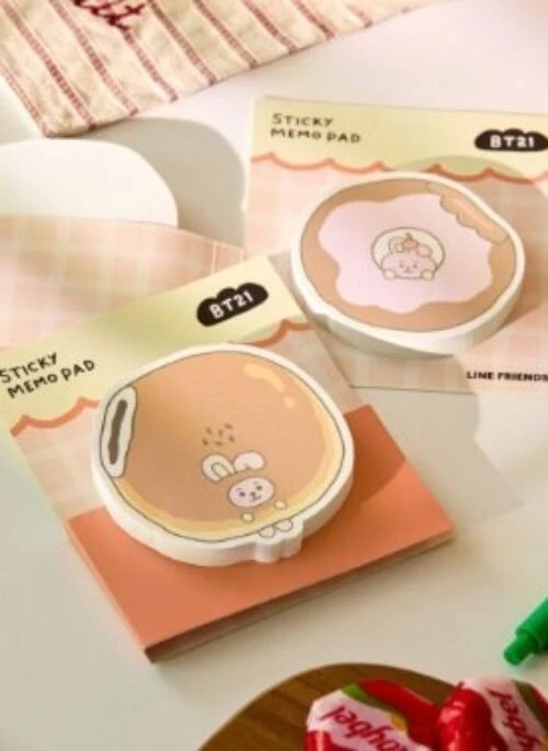 BT21 “Bakery” Sticky Memo Pad