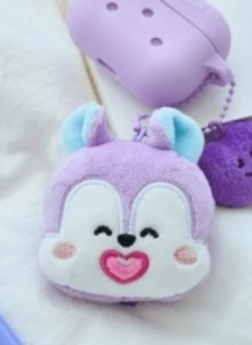 BT21 “Basic Face Doll” Keyring | Heart