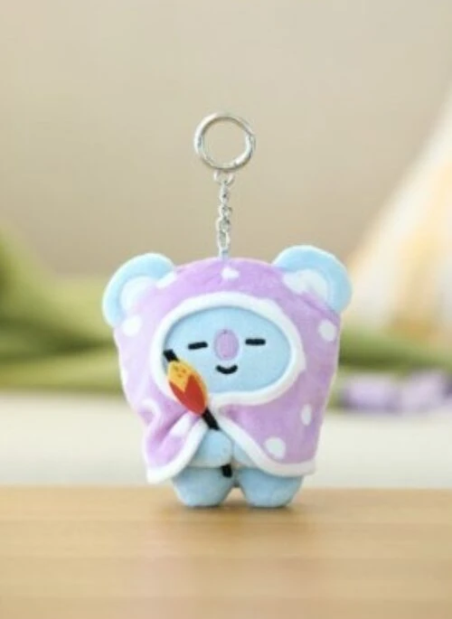 BT21 “Camp Fire” Blanket Plush Keyring