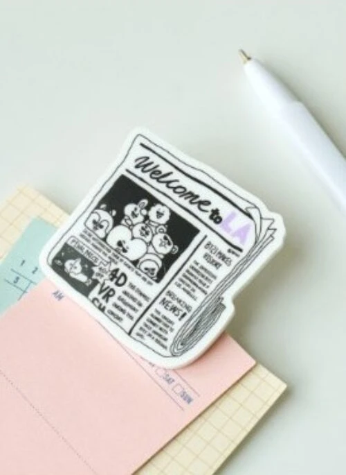 BT21 “City Edition” Acrylic Clip Magnet | LA