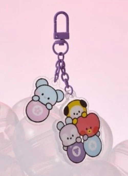 BT21 “Lucky Gatcha” Minini Acrylic Keyring | A