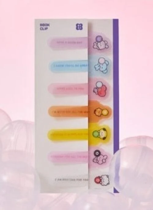 BT21 “Lucky Gatcha” Minini Book Clip Set
