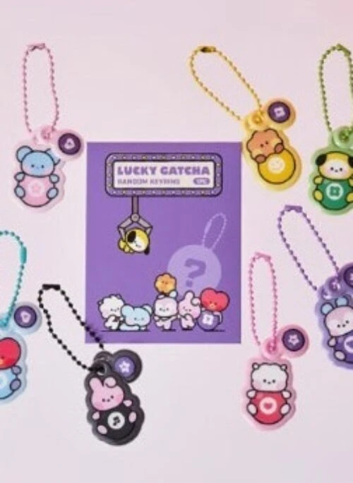 BT21 “Lucky Gatcha” Minini PVC Keyring | Random