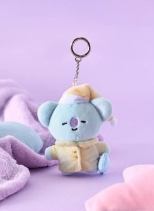 BT21 “New Basic – Sweet Dream” Pajama Plush Keyring