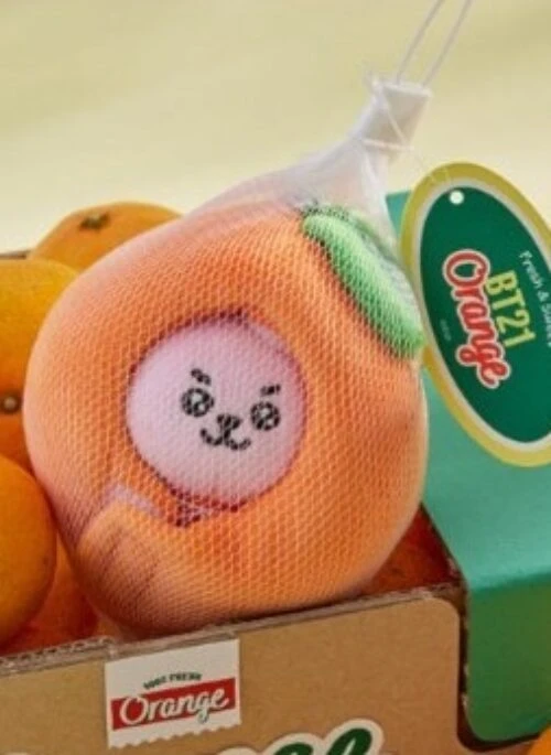 BT21 “Orange Party” Baby Plush Keyring