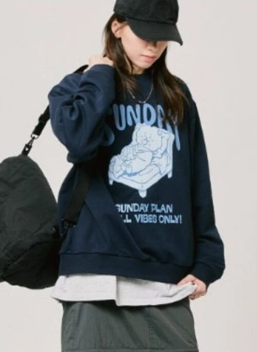 BT21 Basic Sweatshirt | KOYA, Navy