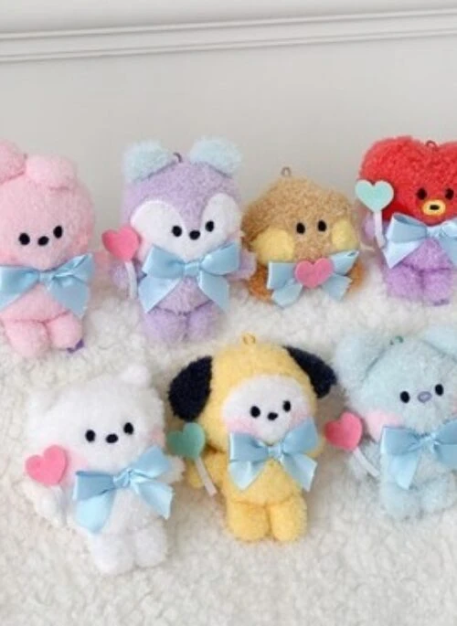 BT21 x Monopoly Collaboration Minini Plush Keyring | Angel