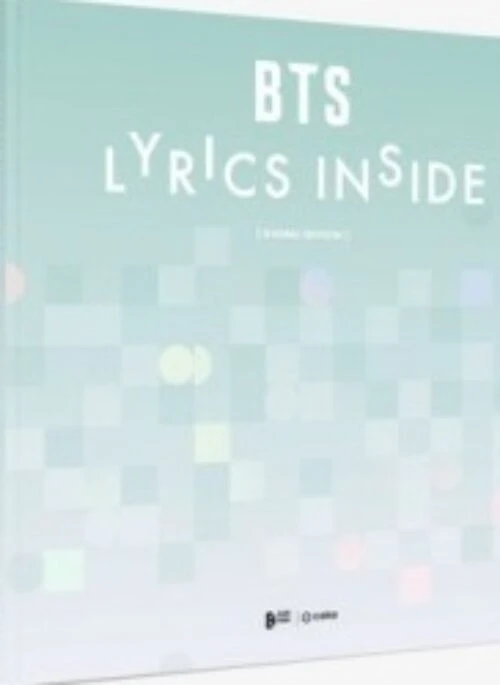 BTS “Lyrics Inside” New Cover Edition