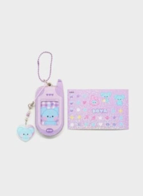 BTS x Line Friends Collaboration – Minini Retro Phone Keyring