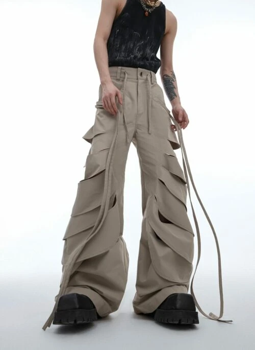Beige Side Flaps Pants | Hoshi – Seventeen