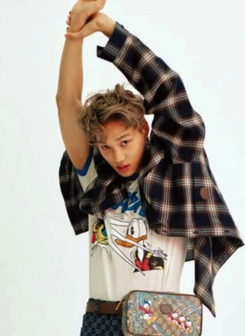 Black And Red Grid Plaid Shirt | Kai – EXO