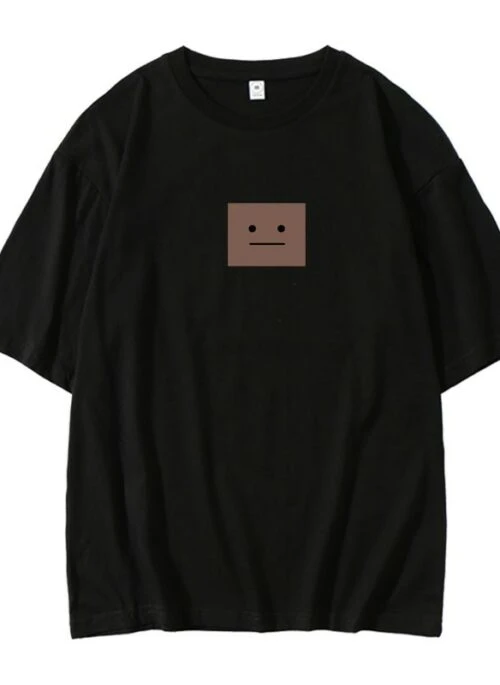 Black Boxed Face Printed T-Shirt | Jin – BTS