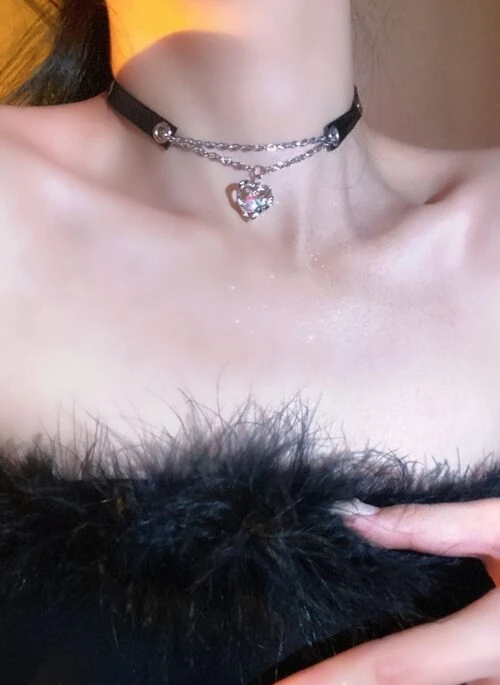 Black Heart Chain Choker | Ryujin – ITZY