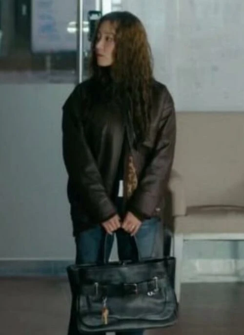 Black Large Buckle Faux Leather Handbag | Ji Kang Hee – Motel California