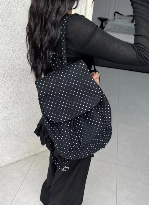 Black Polka Dots Backpack | Miyeon – (G)I-DLE