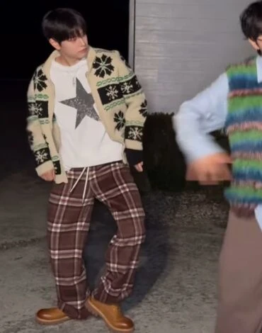 Casual Plaid Lazy Fit – Seungmin