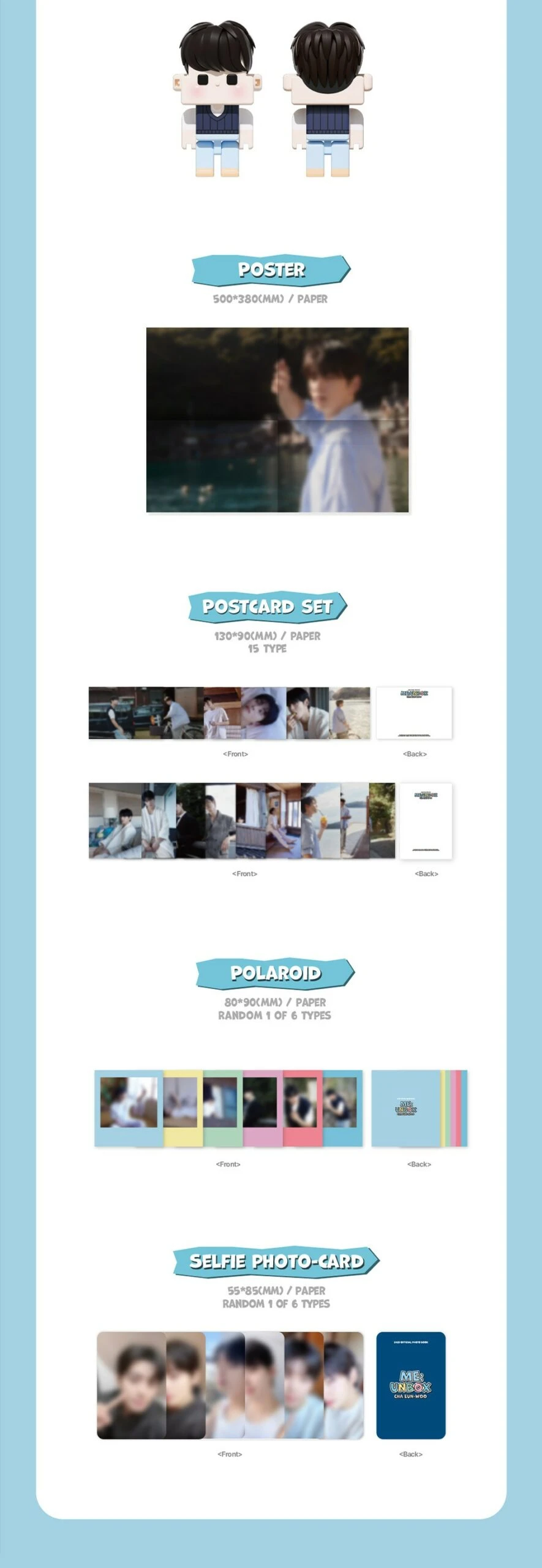CHA EUN WOO Photo Book - ME:UNBOX - Fashion Chingu