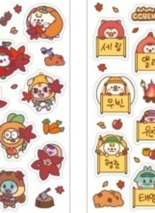 CRAVITY “Autumn Ccrew” Sticker Set | Autumn Ver.