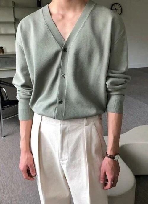 Casual Knit Cardigan Sweater