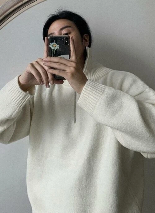 Casual Knitted Zipper Sweater