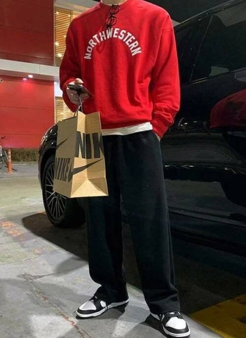 Casual Loose Cotton Wideleg Sweatpants