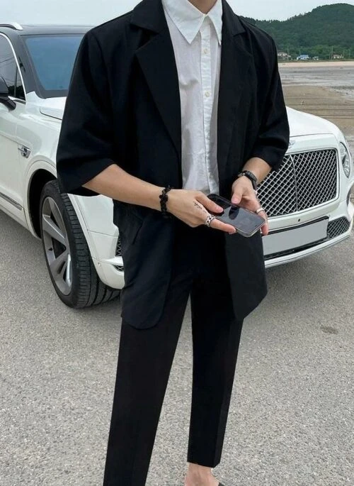 Casual Loose Short Sleeve Blazer