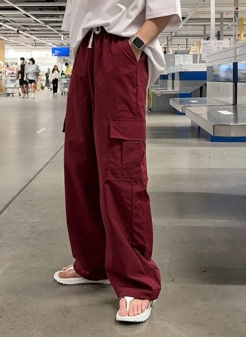 Casual Loose Straight Workwear Trousers