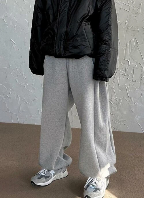 Casual Relaxed Fit Warm Jogger Pants