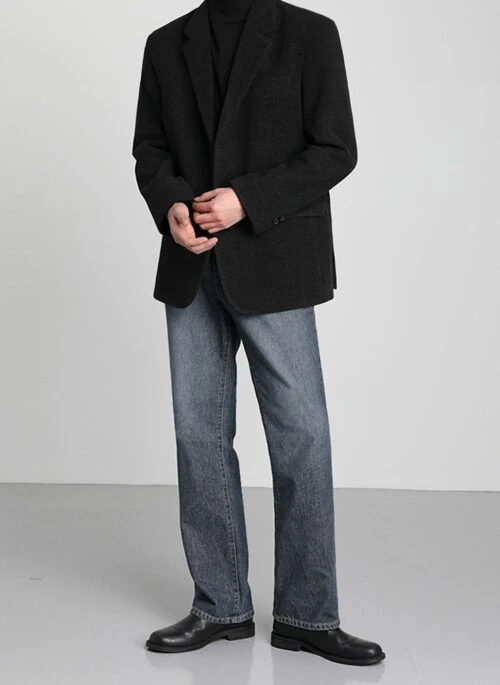 Casual Wideleg Denim Pants