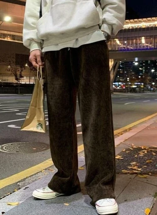 Corduroy Relaxed Fit Thick Trousers