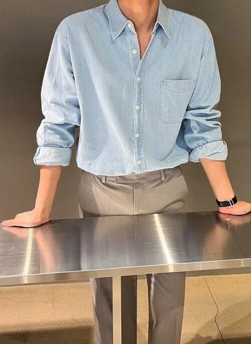 Denim Workwear Shirt Jacket