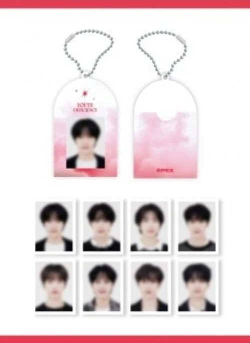 EPEX “Youth Deficiency” ID Photo Set & Acrylic Holder Keyring