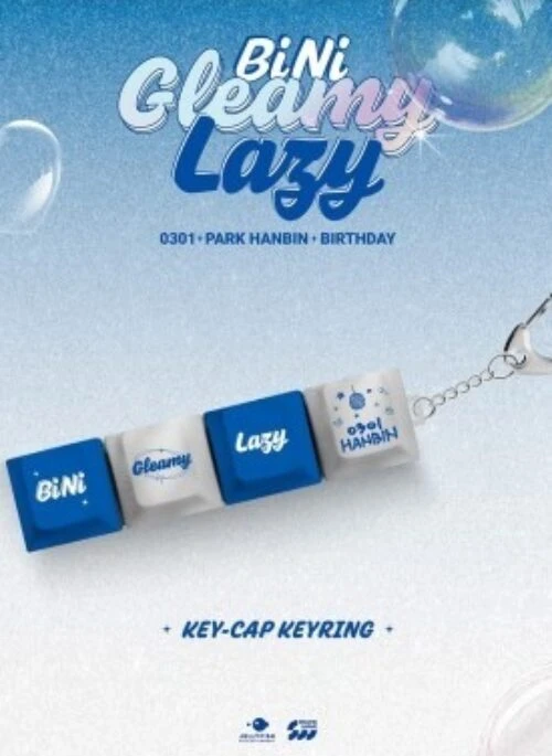 EVNNE x PARK HANBIN “BiNi Gleamy Lazy” Key-Cap Keyring