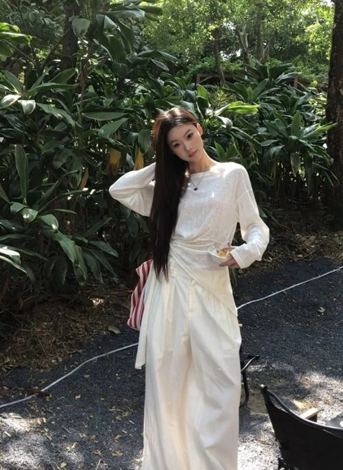 Elegant Long Sleeve Summer Top