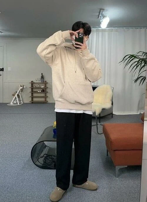 Elegant Relaxed Fit Wideleg Trousers